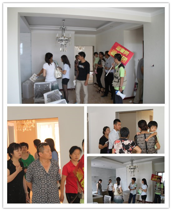 圣水湖畔樣板間參觀現(xiàn)場
