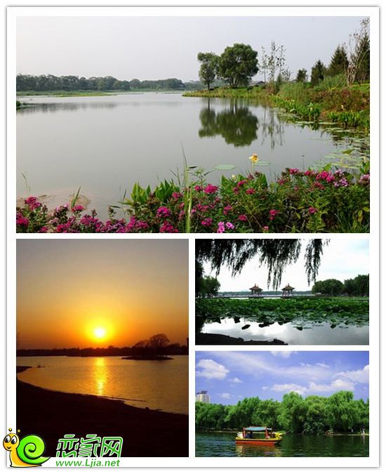 邯鄲南湖公園景觀賞析