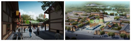 串城街旅游文化步行街效果圖