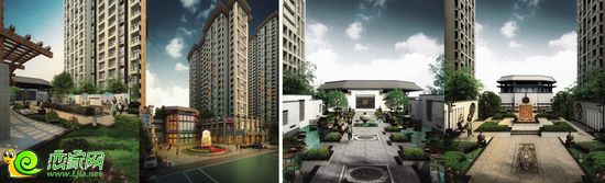 恒隆建筑與風景效果圖
