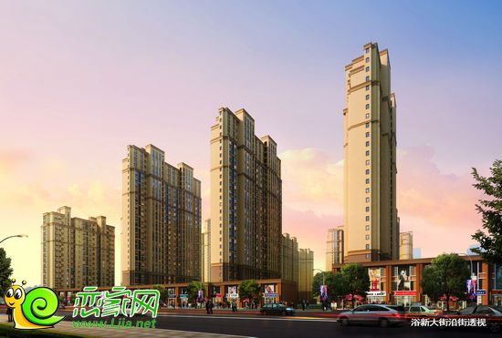 阿爾卡迪業(yè)浴新大街商鋪透視圖