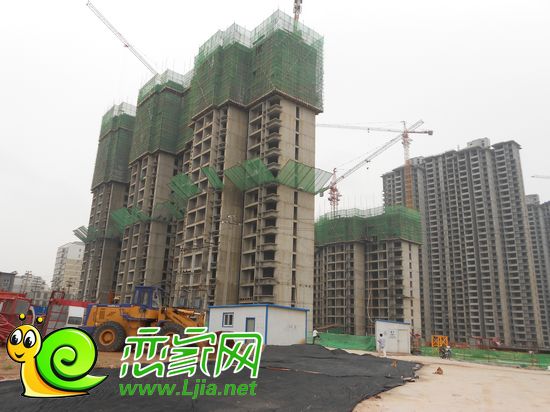 錦繡江南1#樓工地實景