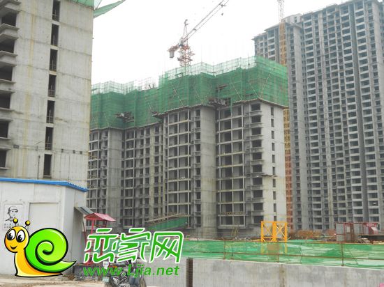 錦繡江南3#樓工地實景
