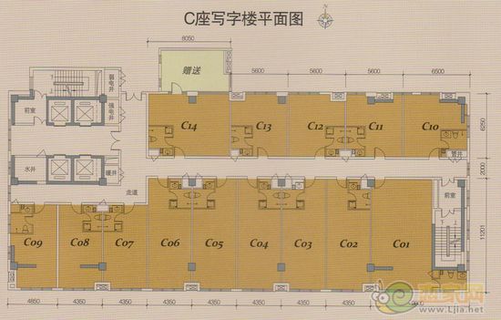 鹿城國際C座平面圖