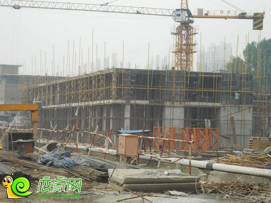 盛世鑫苑1#樓工地實(shí)景