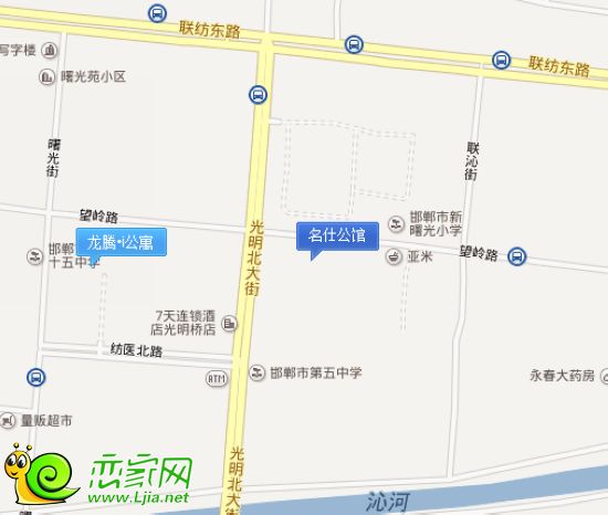 龍騰·i公寓位置地圖示意