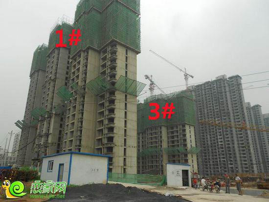 錦繡江南1#、3#樓工地實(shí)景