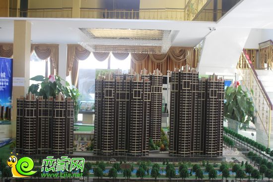 卓冠美景城沙盤圖