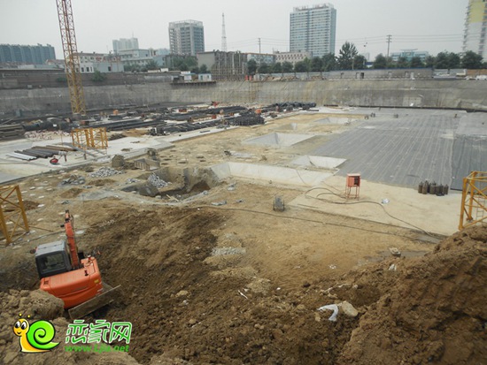 遠(yuǎn)洋新興公館工地實(shí)景