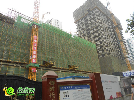 陽光天階商業(yè)樓工地實(shí)景