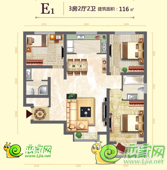 中央名都戶型