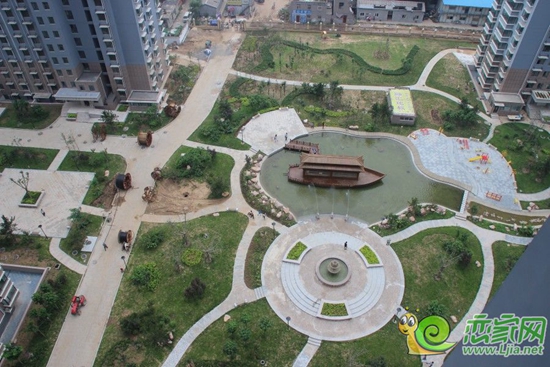 鴻基行政公館景觀俯視圖