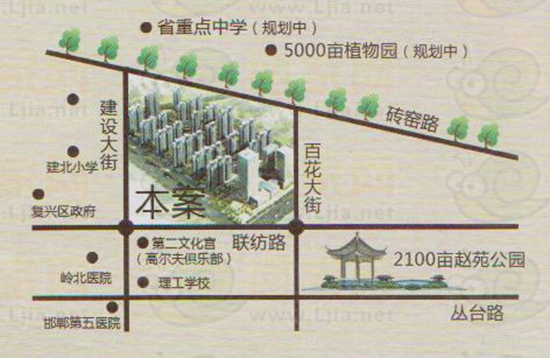 錦繡江南區(qū)位圖