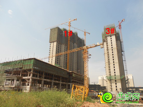 錦繡江南1#樓已封頂 3#樓出地面26層