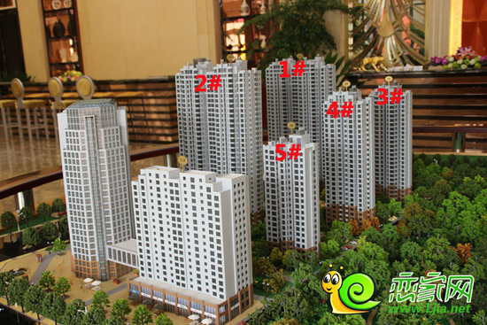 金色漫城沙盤圖