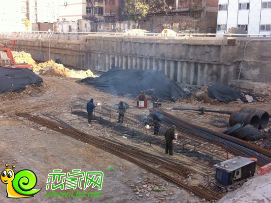 財(cái)智天地工地實(shí)景
