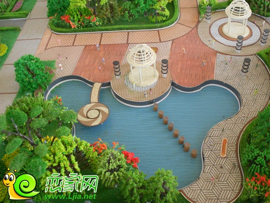遠(yuǎn)洋新興公館景觀沙盤圖