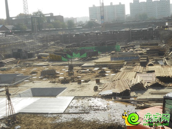 遠(yuǎn)洋新興公館工地實(shí)景