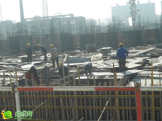 遠(yuǎn)洋新興公館2#樓開始建地上1層