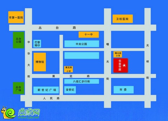 華宸·華庭區(qū)位圖