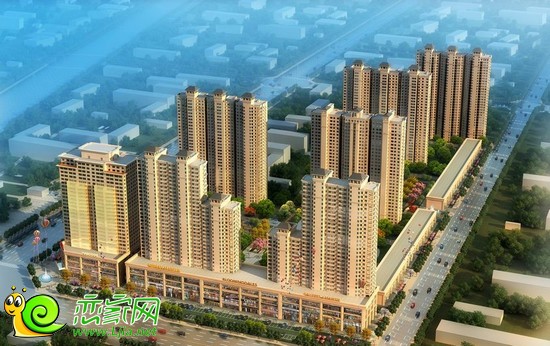 現(xiàn)代奧城效果圖