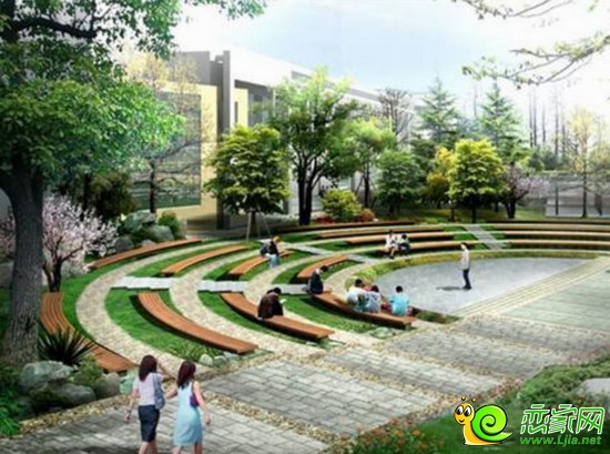 陽光新卓廣場樓下園景資料圖