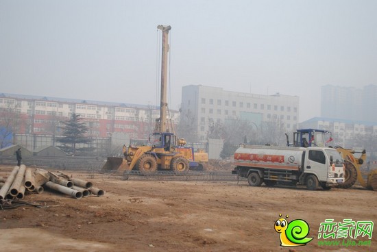 陽光新卓廣場工地實(shí)景