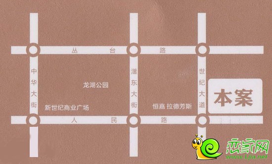 漢成華都區(qū)位圖
