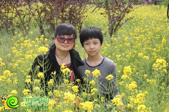 網(wǎng)友在生態(tài)園觀光