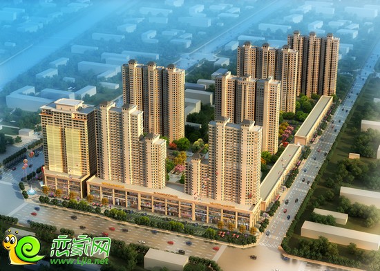 現(xiàn)代奧城效果圖