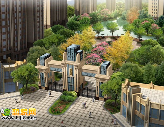 美的城大門效果圖