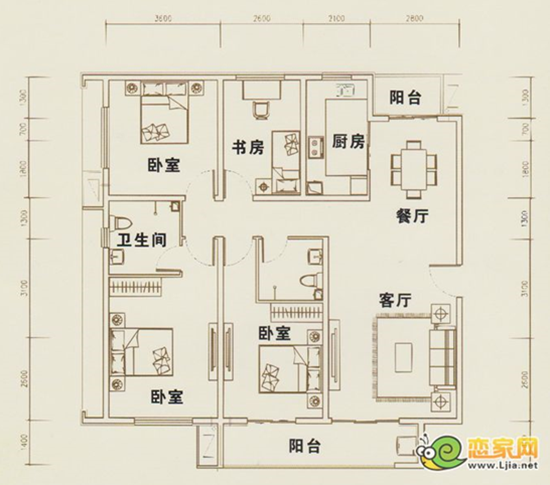 金世紀(jì)花園戶型圖