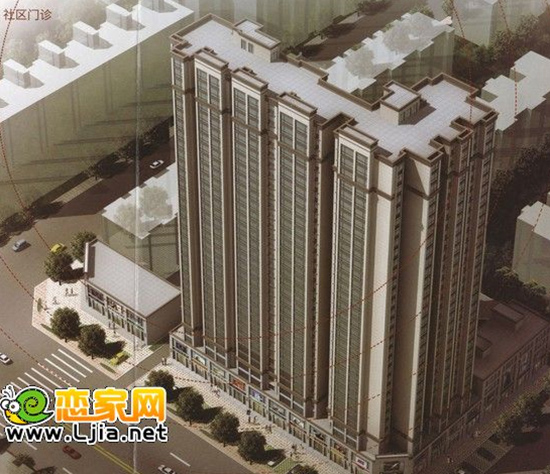 卓峰尚府鳥瞰圖
