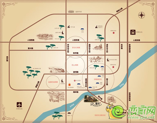 紫岸區(qū)位效果圖