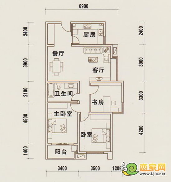 三室二廳一衛(wèi)