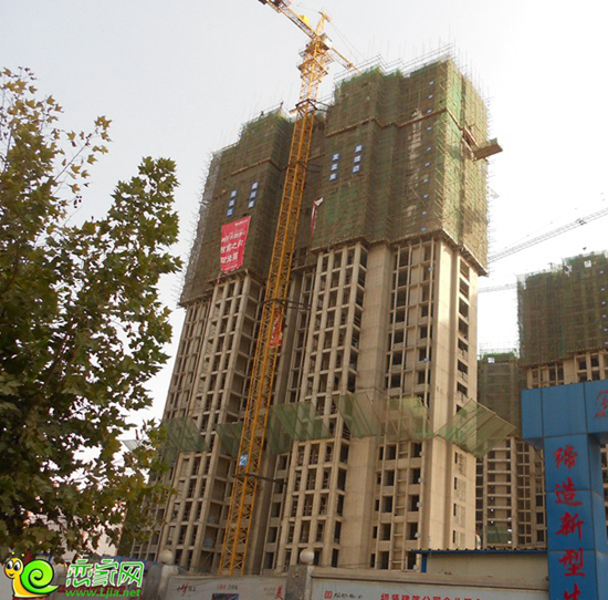 陽光苑2#工程進度實景圖