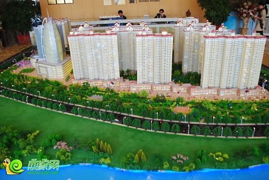 萬聚凱旋城沙盤圖
