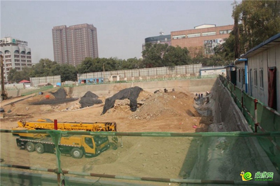 中和商廈工程進(jìn)度實(shí)景圖