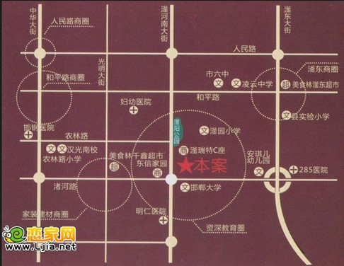 天悅名苑周邊配套圖