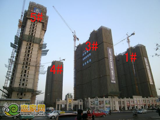 美的城1、3、4、5#樓工程進(jìn)度
