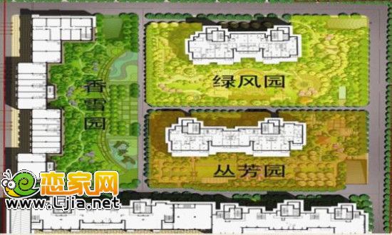 天悅名苑綠化效果圖