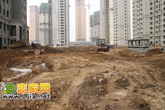 平整地面準備做綠化