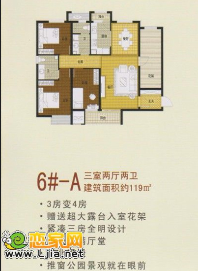 119㎡戶型圖