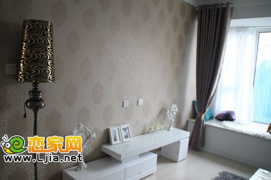 86.77㎡的客廳電視墻
