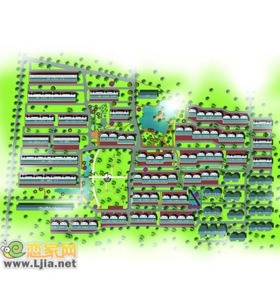 京珠花園小區(qū)鳥瞰圖