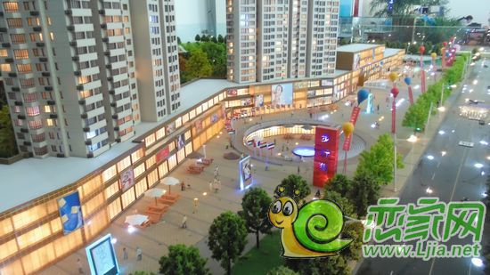 小區(qū)沙盤展示之步行街