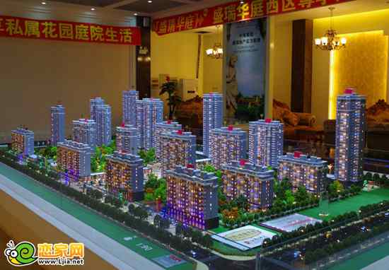 邯鄲中海盛瑞華庭沙盤圖