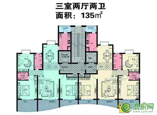 邯鄲良友·錦園135㎡戶型圖