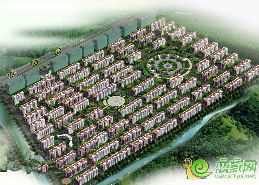 盛世中華鳥瞰效果圖