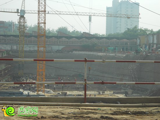 陽(yáng)光水岸項(xiàng)目南部工地實(shí)景圖